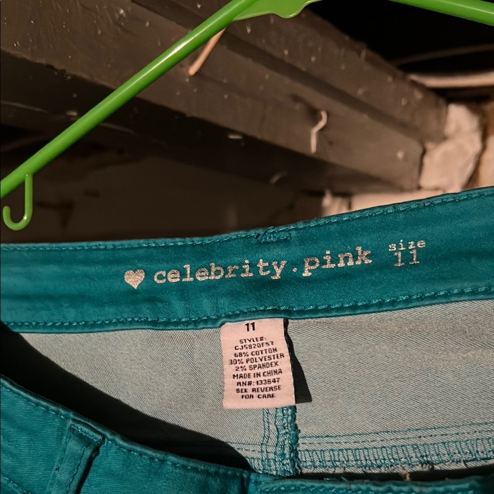 Teal Skinny Jeans - Picture 3 of 3